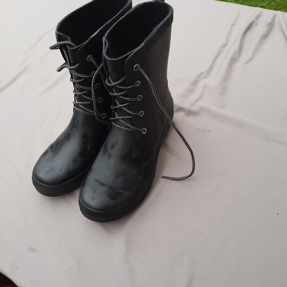 weather spirits Shoes - Short black rain boots - like new